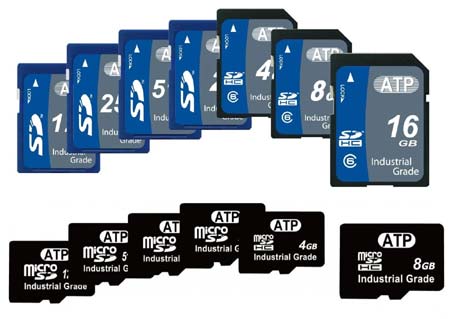 ATP представляет свои особо надёжные карты памяти стандартов SD и microSD